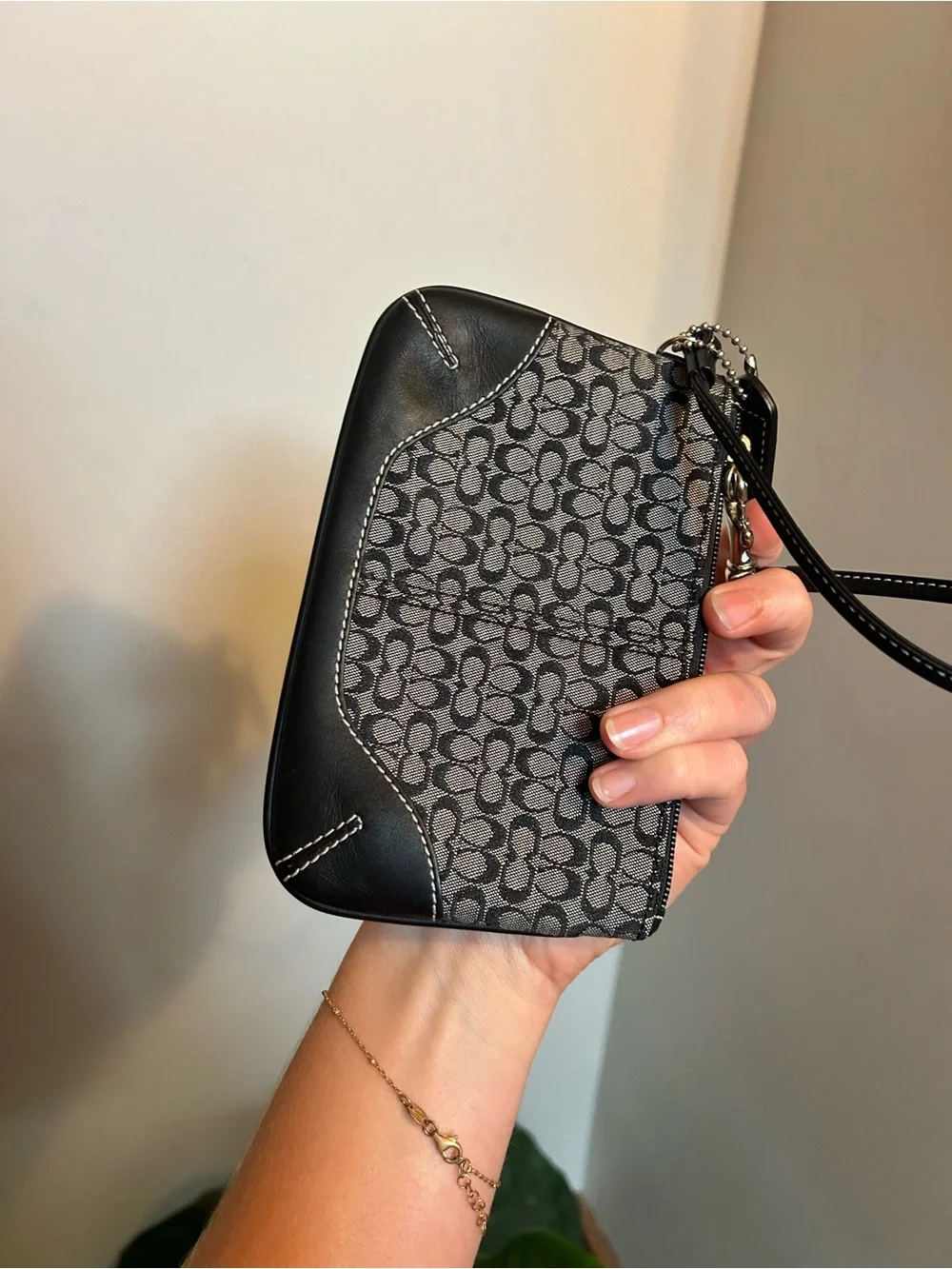 Coach small wristlet